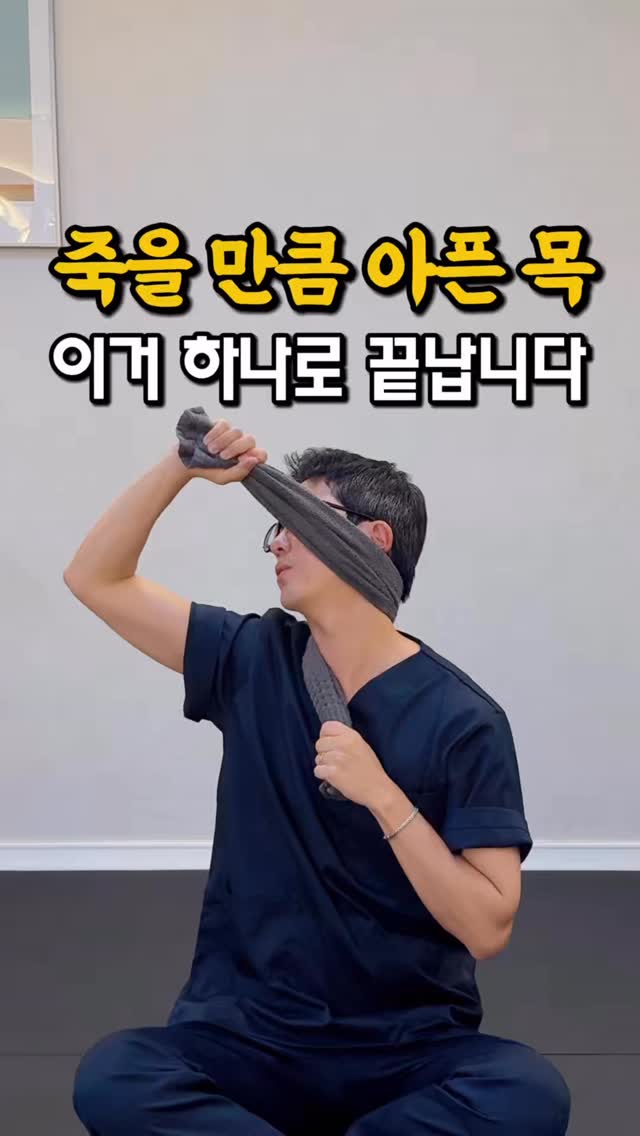 수건으로 하는 목 회전 모빌리티 미리보기